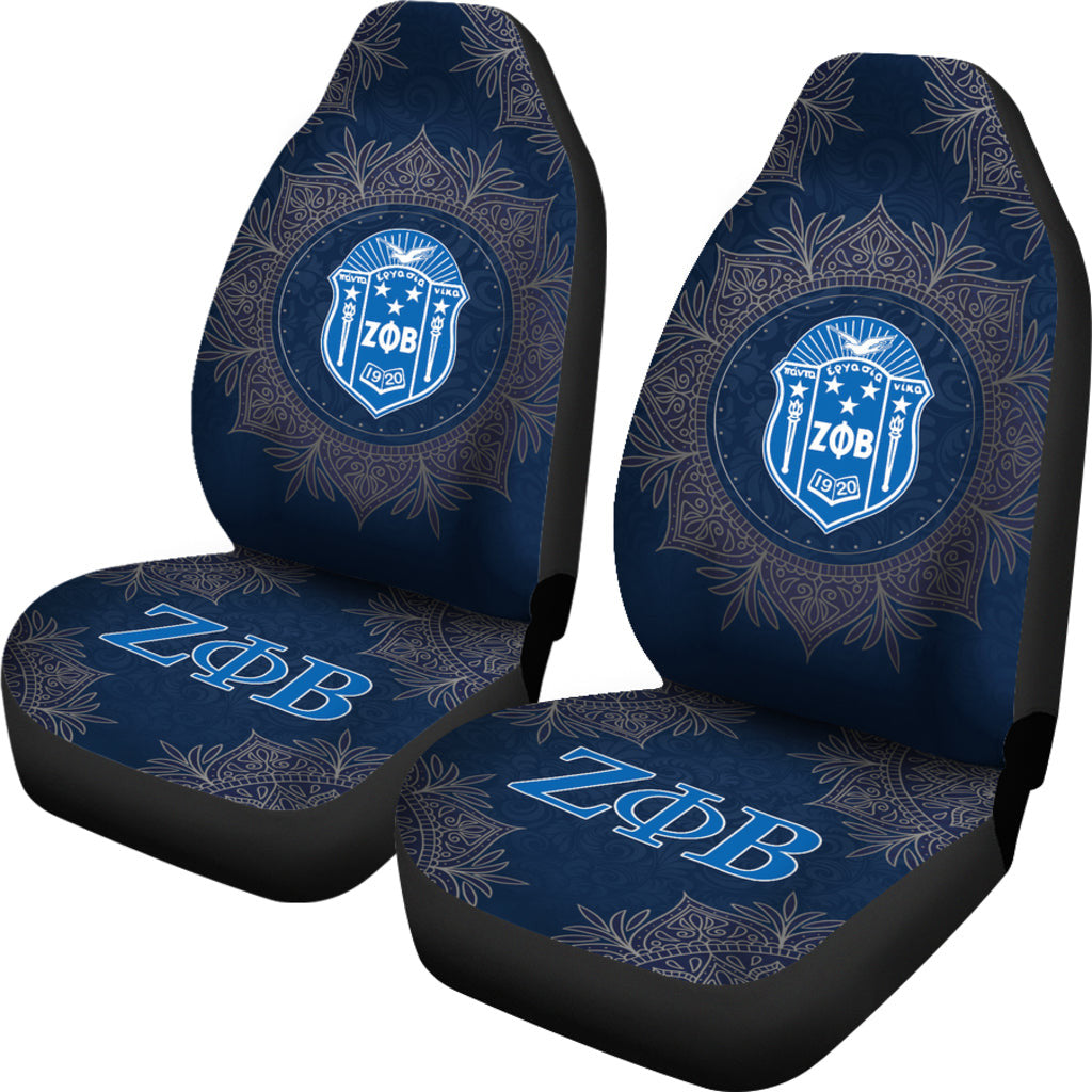 Zeta Phi Beta Mandala Car Seat Cover Car Accessories