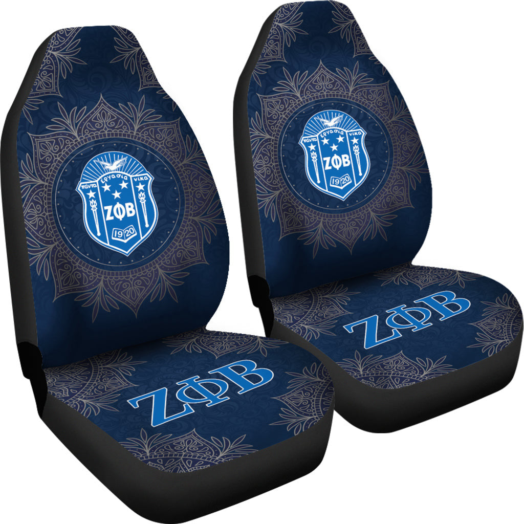 Zeta Phi Beta Mandala Car Seat Cover Car Accessories