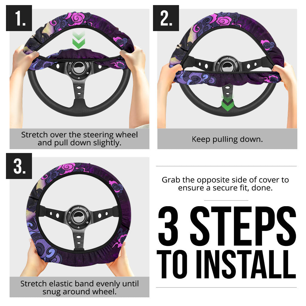 Cid Kageno Kage No Jitsuryokusha The Eminence In Shadow Anime Steering Wheel Cover Anime Car Accessories Custom For Fans AA22121301
