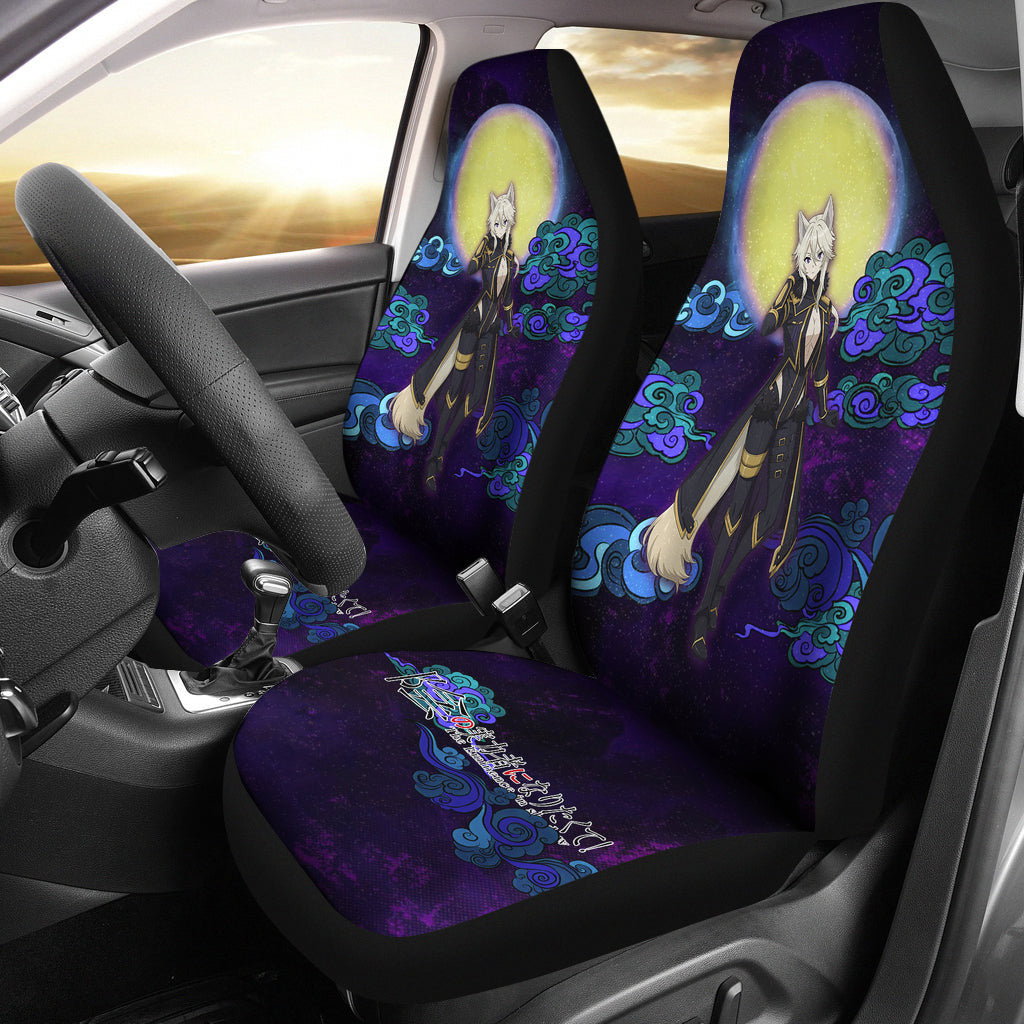 Zeta Kage No Jitsuryokusha The Eminence In Shadow Anime Car Seat Covers Anime Car Accessories Custom For Fans AA22121304