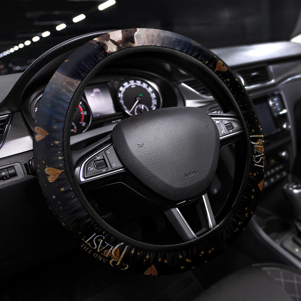 Bella Beauty And The Beast Steering Wheel Cover Cartoon Car Accessories Custom For Fans AA22121903