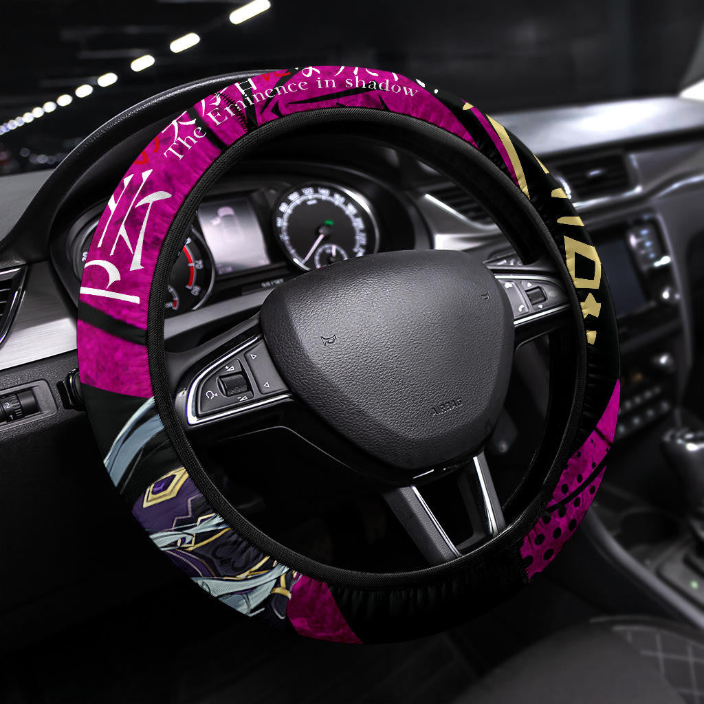 Epsilon Kage No Jitsuryokusha The Eminence In Shadow Anime Steering Wheel Cover Anime Car Accessories Custom For Fans AA22121404