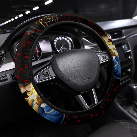 Bella Beauty And The Beast Steering Wheel Cover Cartoon Car Accessories Custom For Fans AA22121902