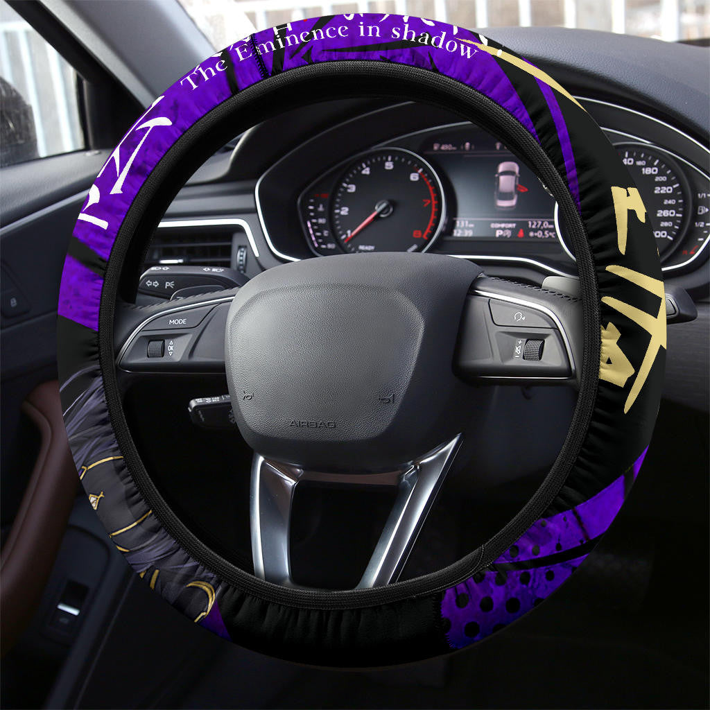 Delta Kage No Jitsuryokusha The Eminence In Shadow Anime Steering Wheel Cover Anime Car Accessories Custom For Fans AA22121402