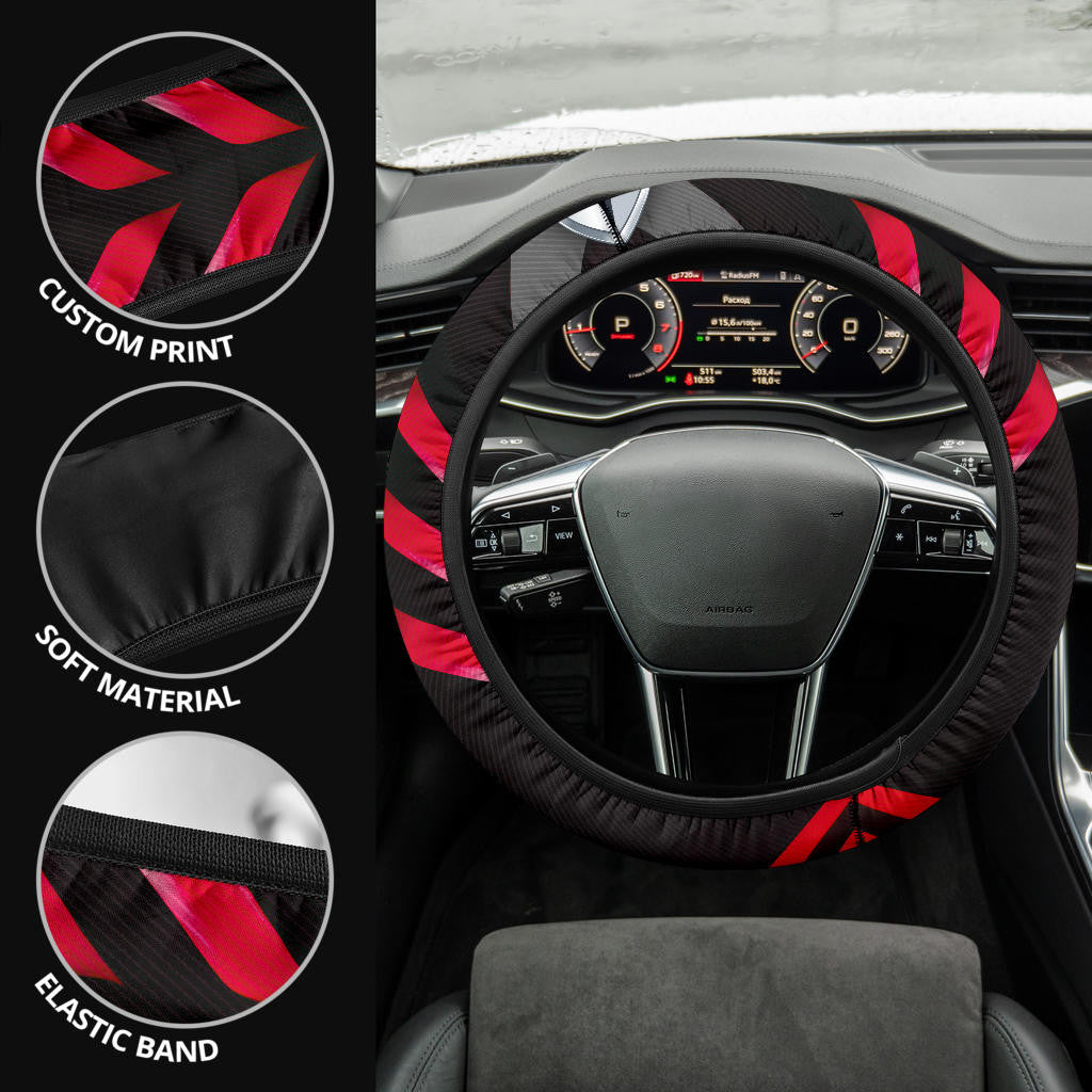Tesla Symbol Steering Wheel Cover Automotive Car Accessories Custom For Fans AA22122004