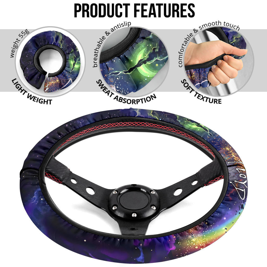 Pink Floyd Progressive Rock Band Steering Wheel Cover Music Band Car Accessories Custom For Fans AA22121202