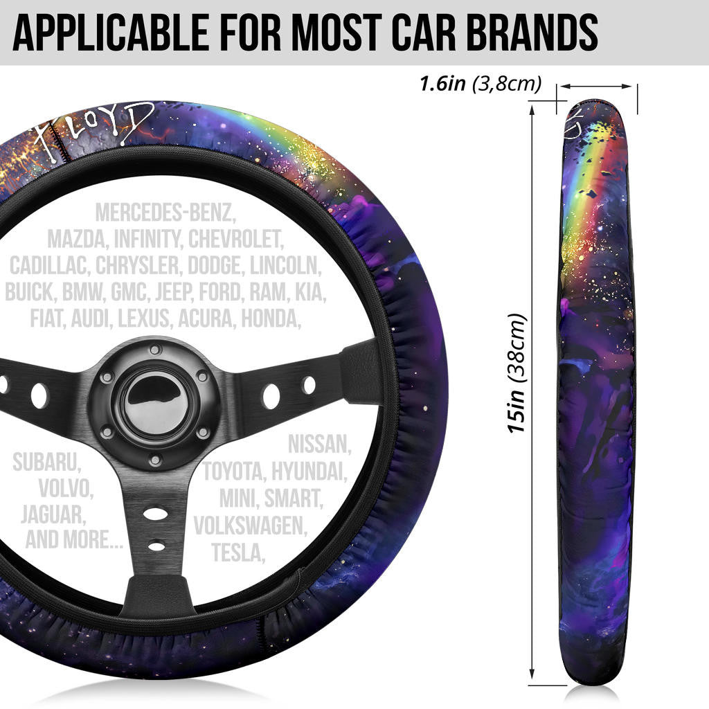 Pink Floyd Progressive Rock Band Steering Wheel Cover Music Band Car Accessories Custom For Fans AA22121202
