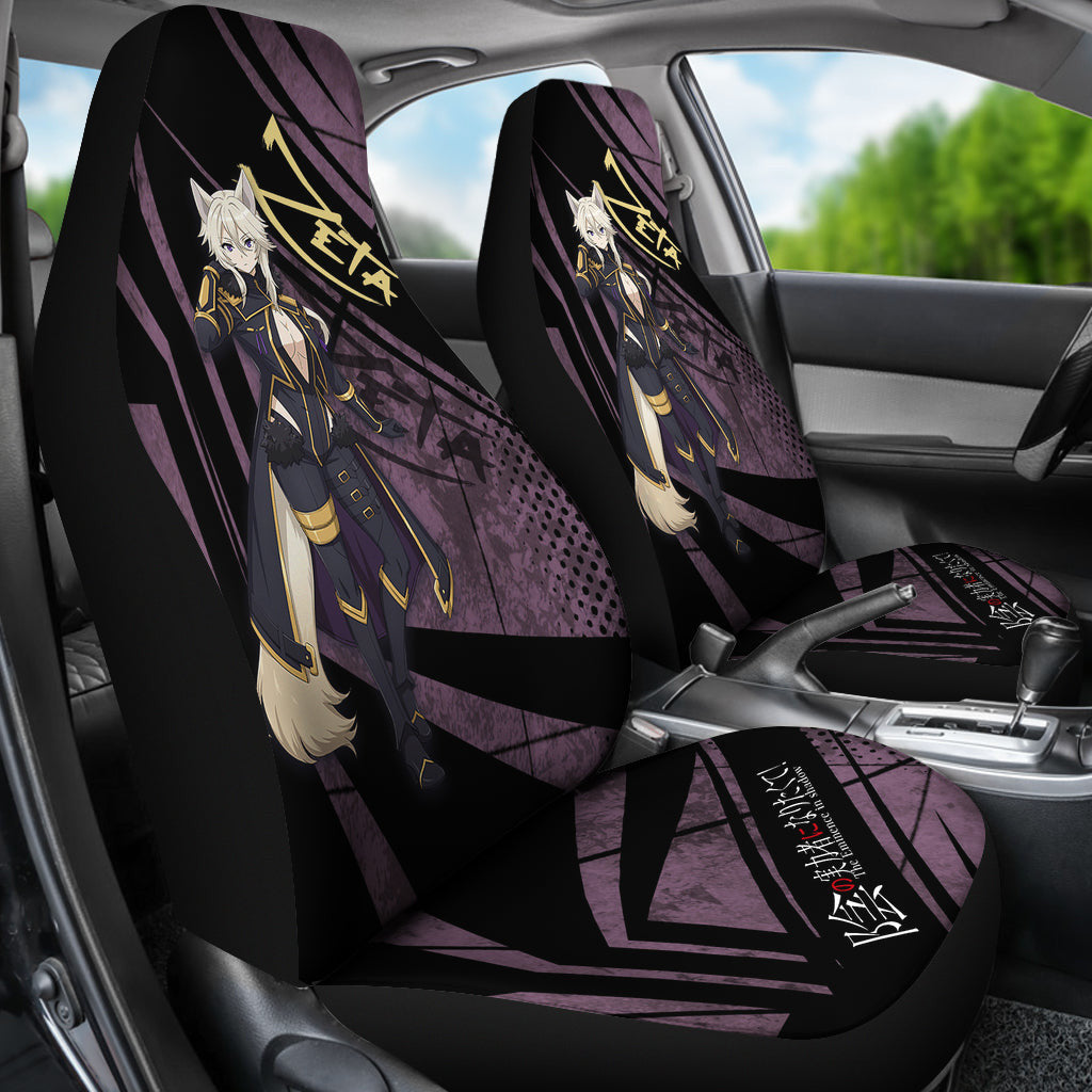 Zeta Kage No Jitsuryokusha The Eminence In Shadow Anime Car Seat Covers Anime Car Accessories Custom For Fans AA22121403