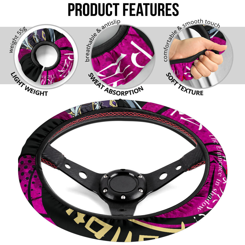 Epsilon Kage No Jitsuryokusha The Eminence In Shadow Anime Steering Wheel Cover Anime Car Accessories Custom For Fans AA22121404