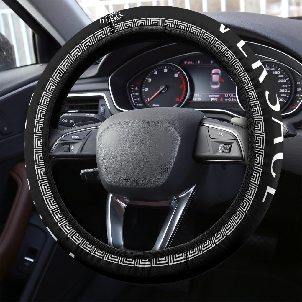 Versace Symbol Steering Wheel Cover Fashion Car Accessories
