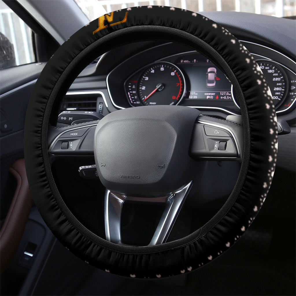 Louis Vuitton LV Symbol Steering Wheel Cover Fashion Car Accessories Custom For Fans AA22122703