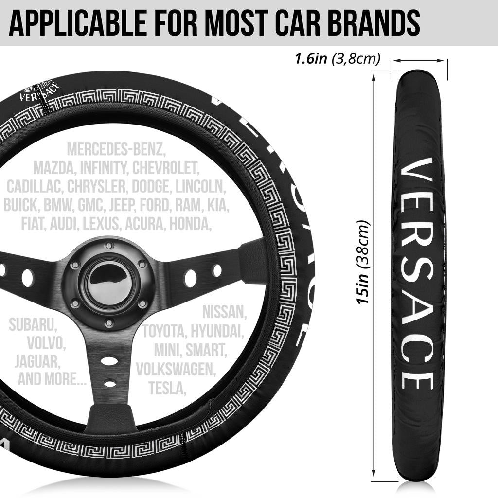 Versace Symbol Steering Wheel Cover Fashion Car Accessories