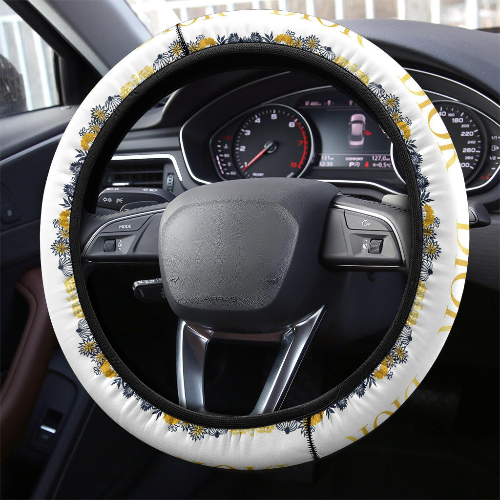 Dior Symbol Steering Wheel Cover Fashion Car Accessories Custom For Fans AA22122603