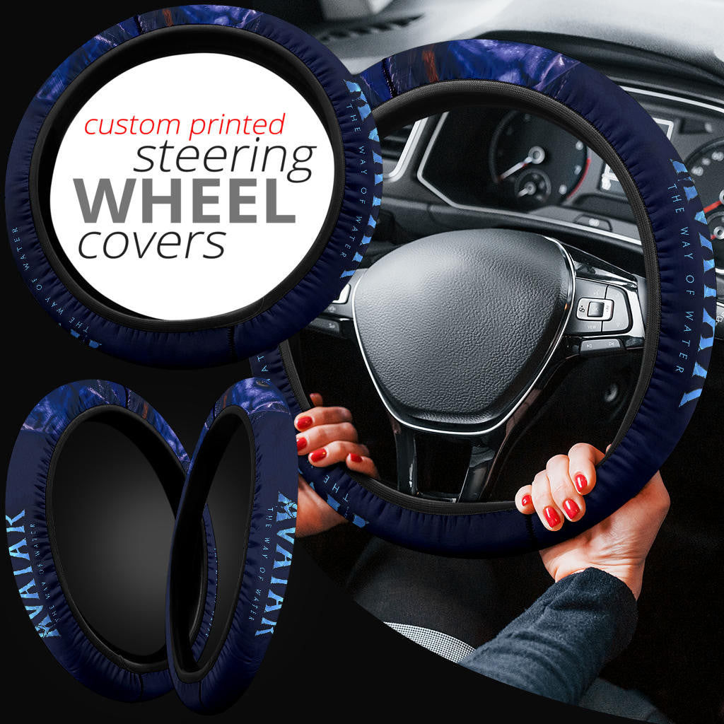 Avatar The Way Of Water Steering Wheel Cover Movie Car Accessories Custom For Fans AA23010304