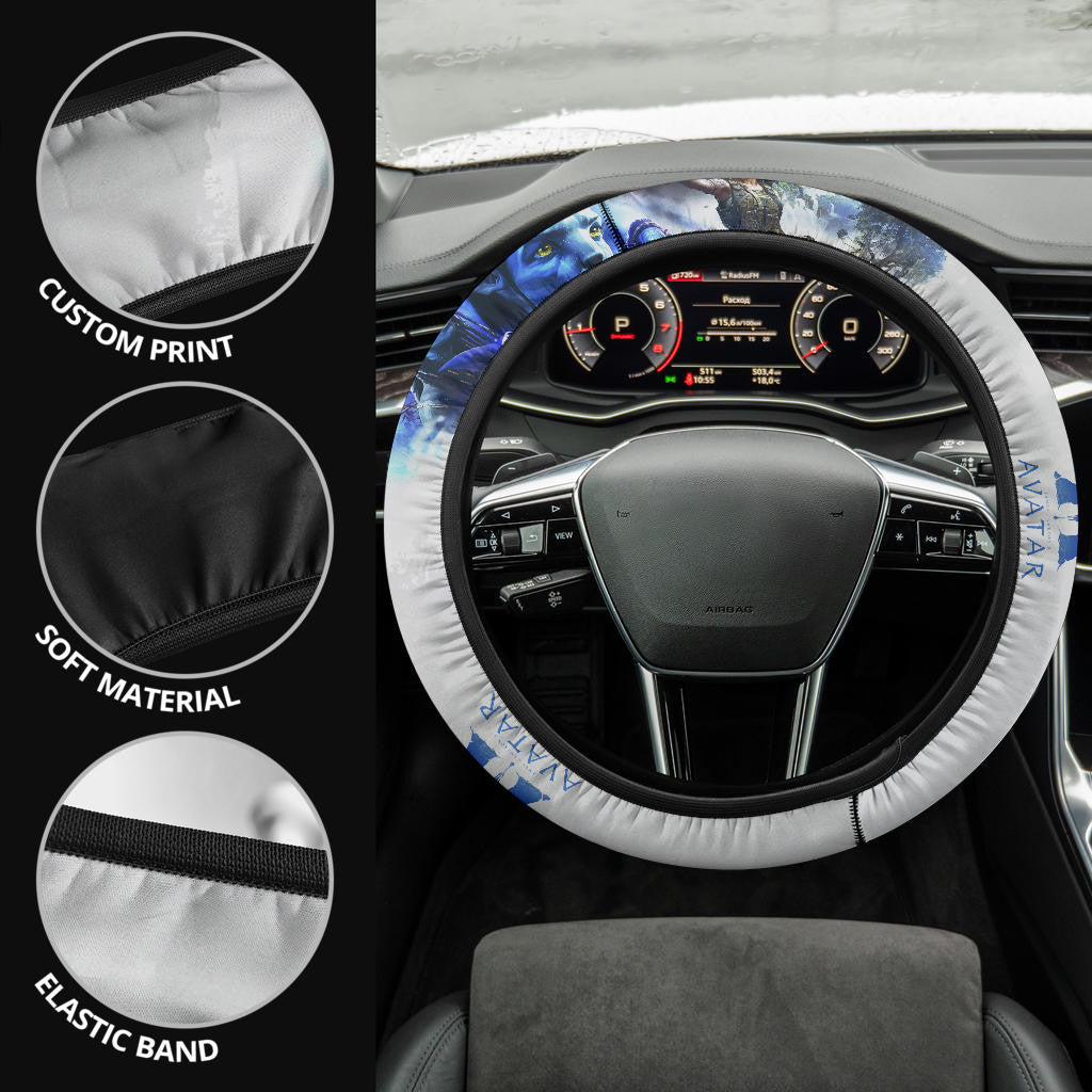 Avatar The Way Of Water Steering Wheel Cover Movie Car Accessories Custom For Fans AA23010301