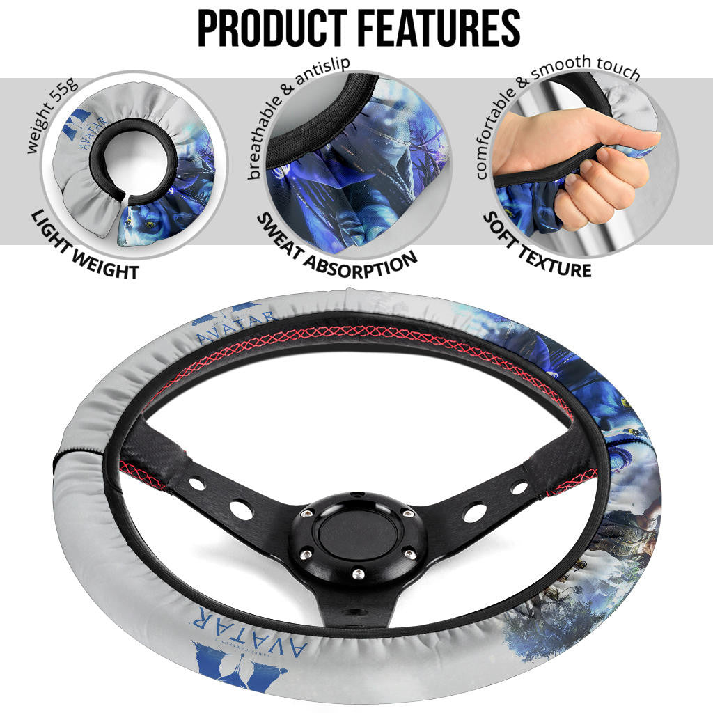 Avatar The Way Of Water Steering Wheel Cover Movie Car Accessories Custom For Fans AA23010301
