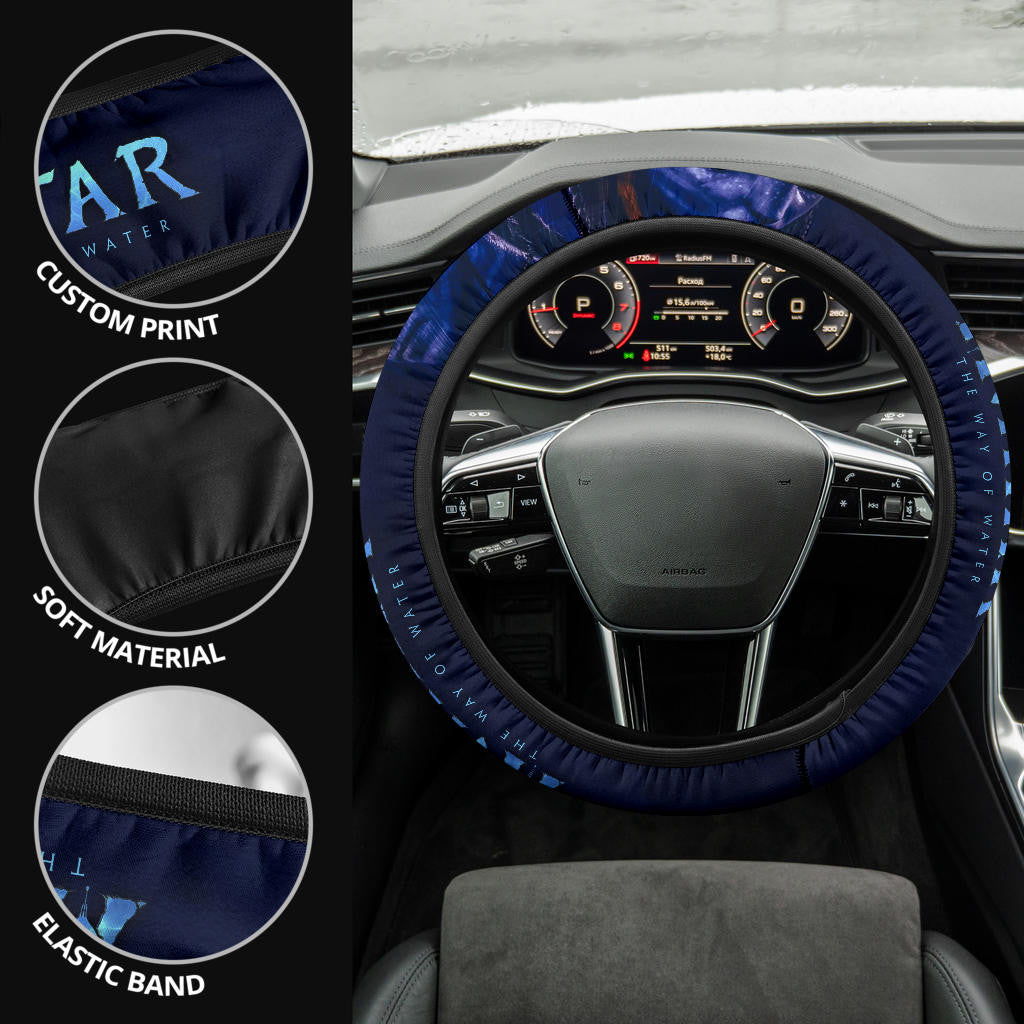 Avatar The Way Of Water Steering Wheel Cover Movie Car Accessories Custom For Fans AA23010304