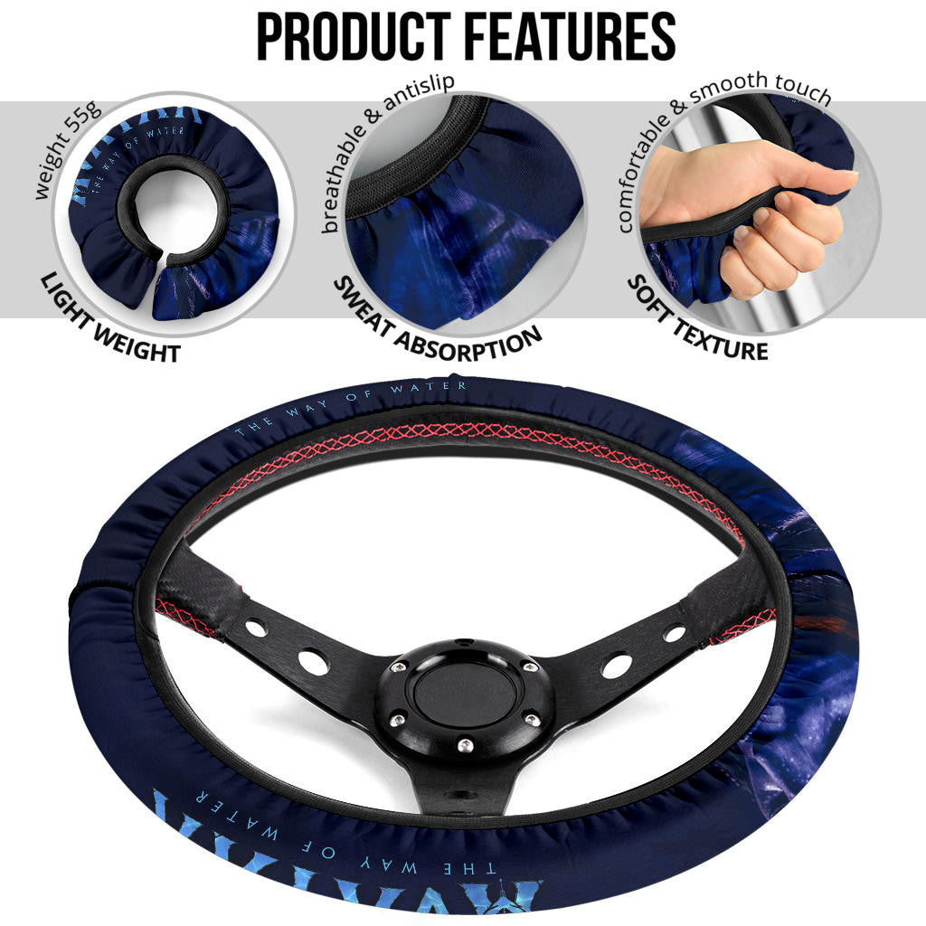 Avatar The Way Of Water Steering Wheel Cover Movie Car Accessories Custom For Fans AA23010304