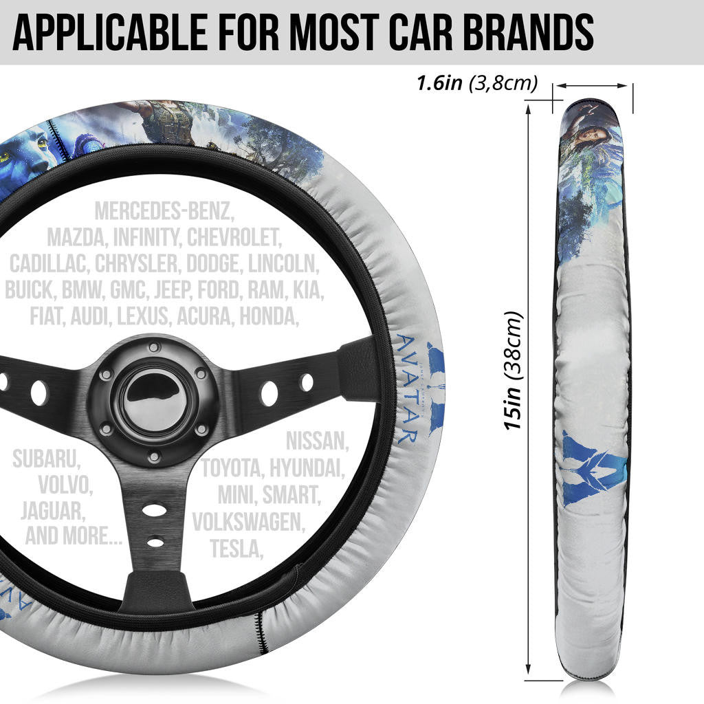 Avatar The Way Of Water Steering Wheel Cover Movie Car Accessories Custom For Fans AA23010301