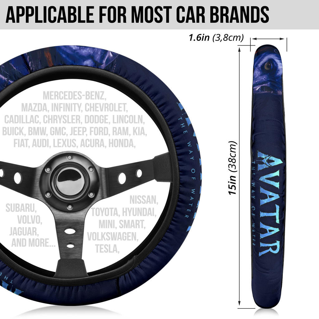 Avatar The Way Of Water Steering Wheel Cover Movie Car Accessories Custom For Fans AA23010304