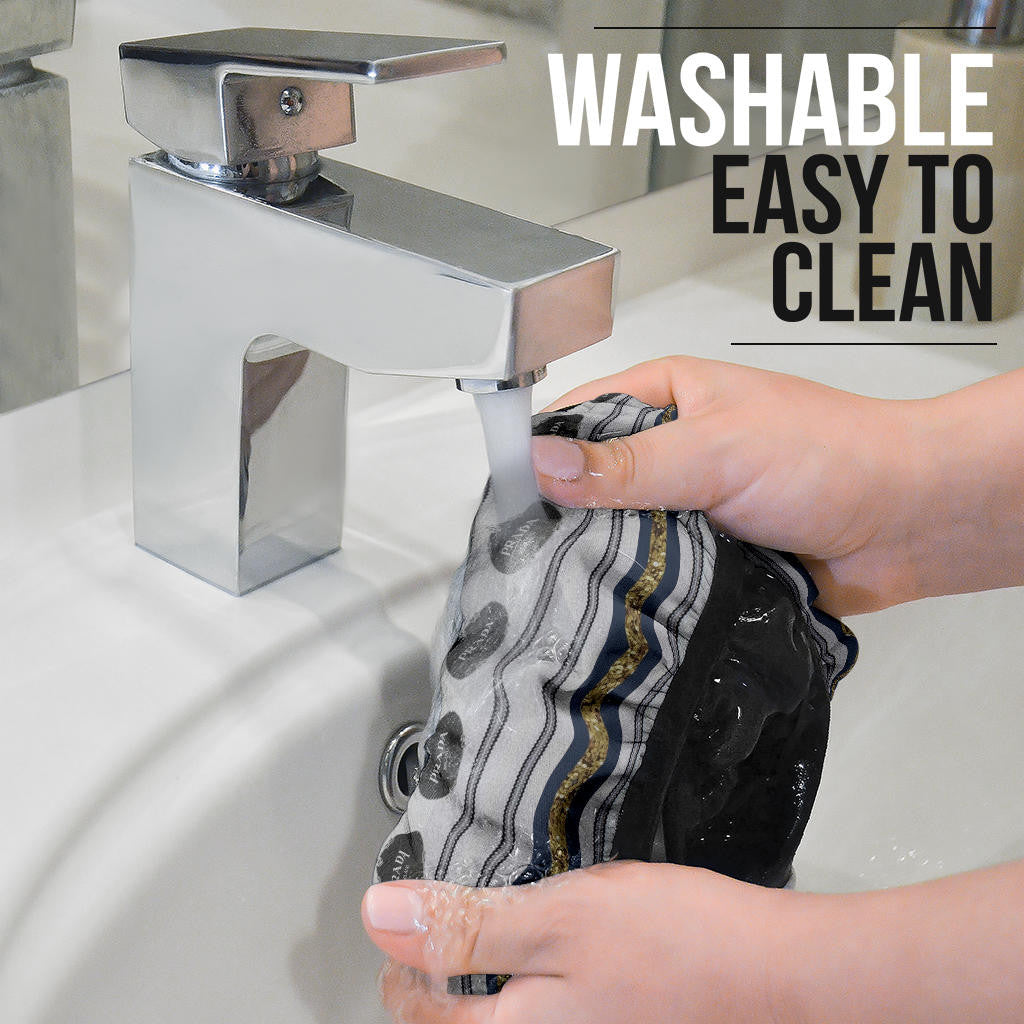 Prada Symbol Steering Wheel Cover Fashion Car Accessories Custom For Fans AA23010504