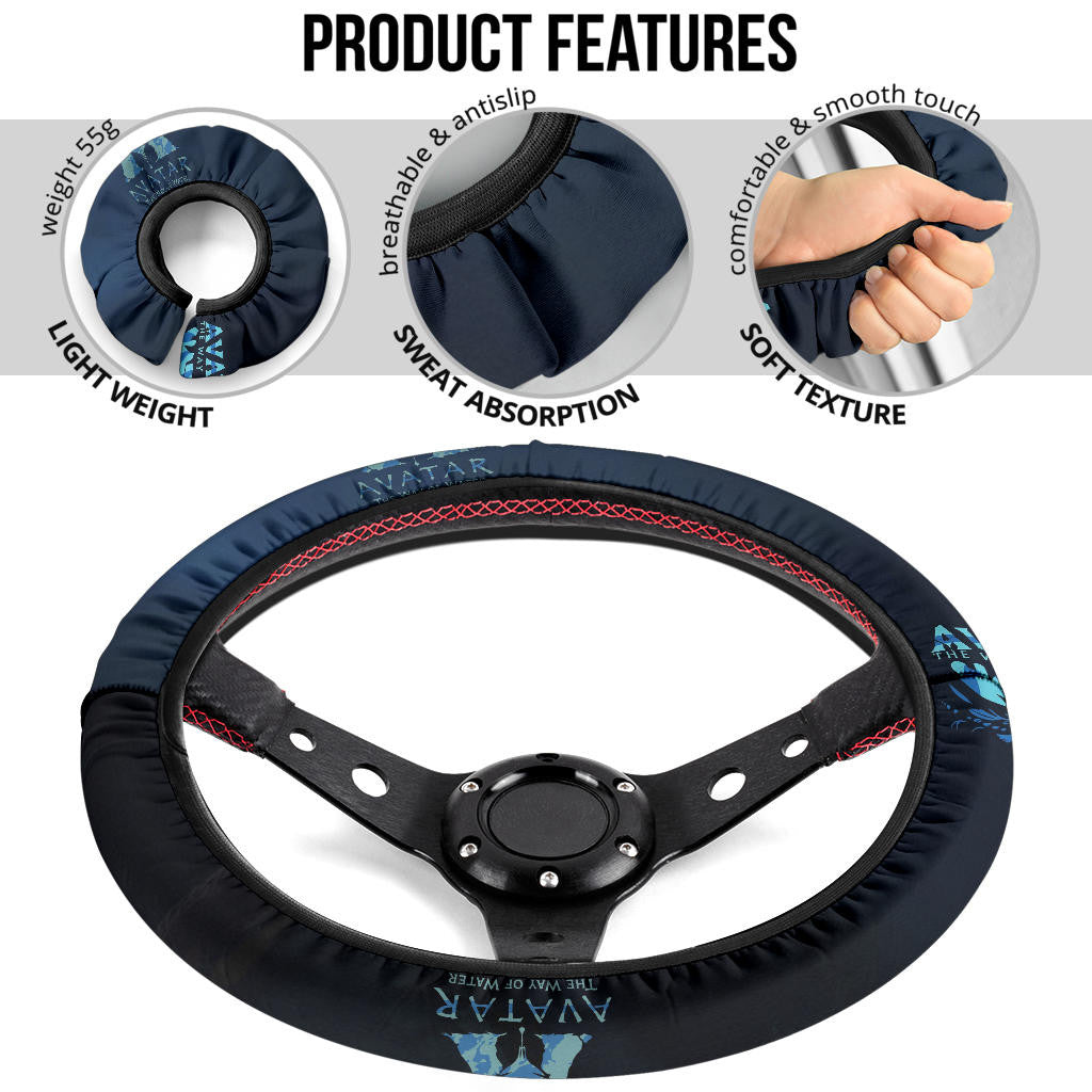 Avatar The Way Of Water Steering Wheel Cover Movie Car Accessories Custom For Fans AA23010302