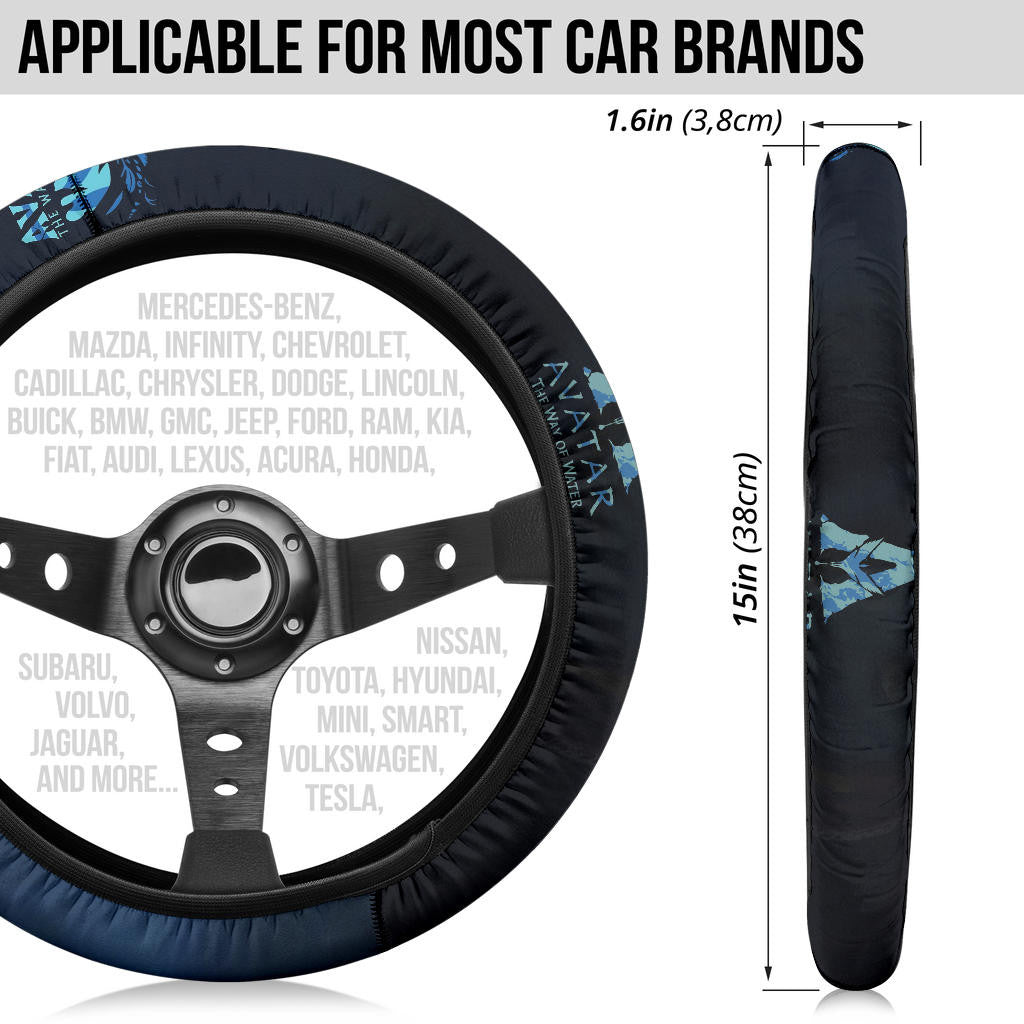 Avatar The Way Of Water Steering Wheel Cover Movie Car Accessories Custom For Fans AA23010302