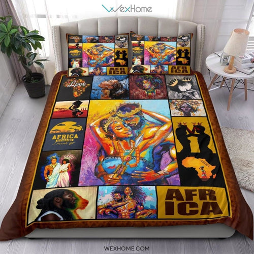 Just A Girl Who Love Giraffe Bedding - Duvet Cover And Pillowcase Set - Unique Design Amazing Gift