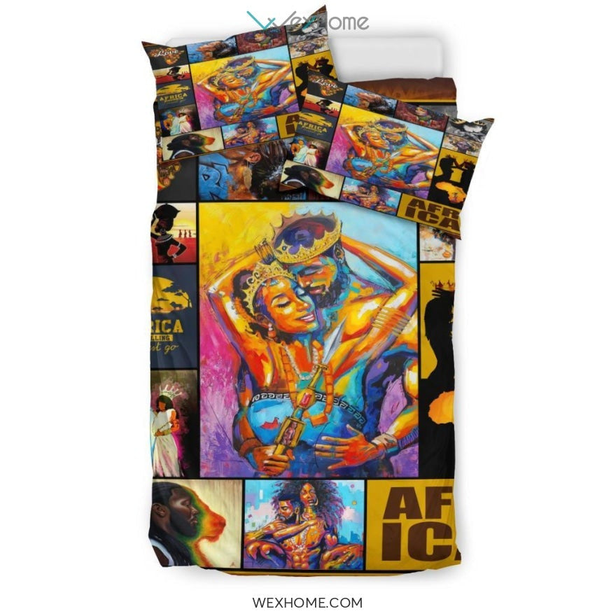 Just A Girl Who Love Giraffe Bedding - Duvet Cover And Pillowcase Set - Unique Design Amazing Gift