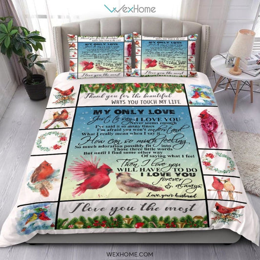My Only Love Bedding - Duvet Cover And Pillowcase Set - Unique Design Amazing Gift