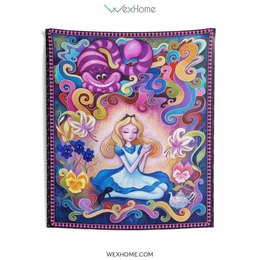 Alice In Wonderland so Beauty Art Indoor Wall Tapestries Unique Gift W1020