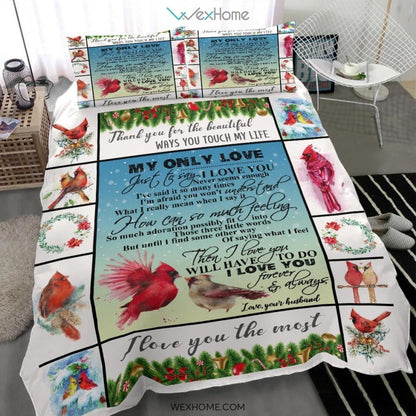 My Only Love Bedding - Duvet Cover And Pillowcase Set - Unique Design Amazing Gift