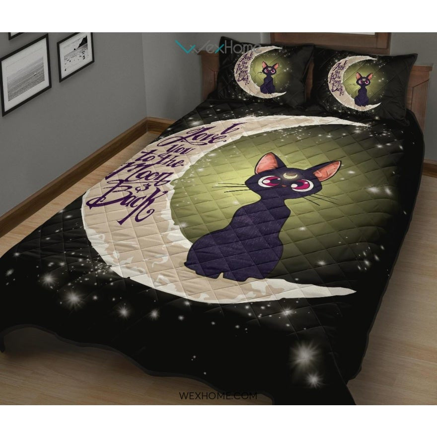 Sailor Moon Cat To The Moon Quilt Bed Sets - Unique Design Amazing Gift