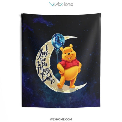 Pooh Bear Cartoon Indoor Wall Tapestries Unique Design Amazing Gift W1201