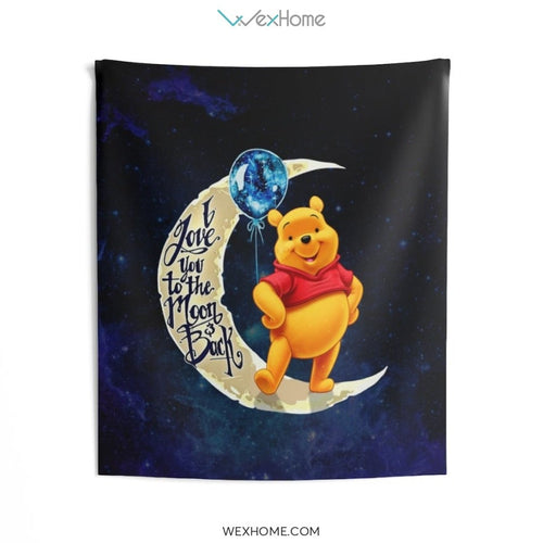 Pooh Bear Cartoon Indoor Wall Tapestries Unique Design Amazing Gift W1201