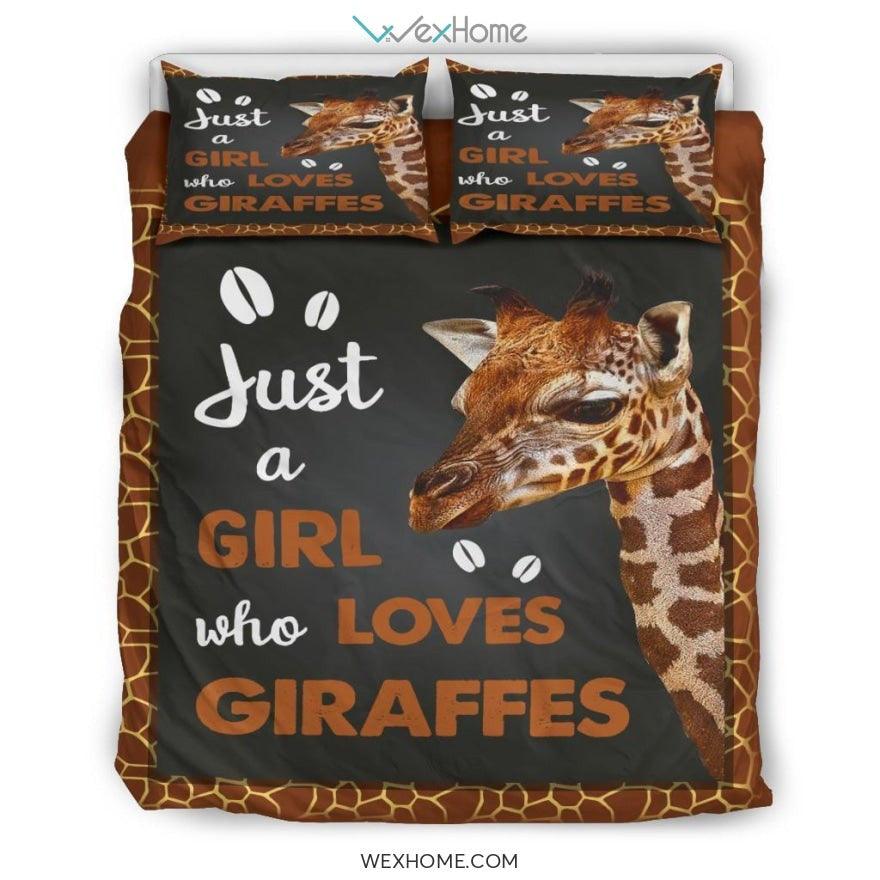 Just A Girl Who Love Cow Bedding - Duvet Cover And Pillowcase Set - Unique Design Amazing Gift