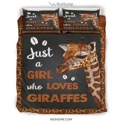 Just A Girl Who Love Cow Bedding - Duvet Cover And Pillowcase Set - Unique Design Amazing Gift
