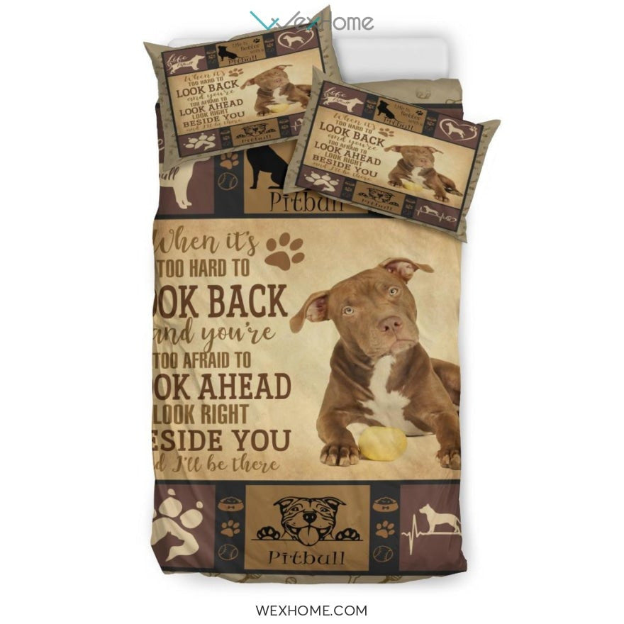 Pitbull Quilt Bedding - Duvet Cover And Pillowcase Set - Unique Design Amazing Gift