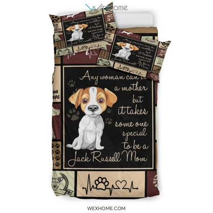 Jack Russell Vq Mom Quilt Bedding - Duvet Cover And Pillowcase Set - Unique Design Amazing Gift