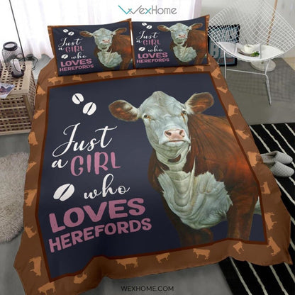 Just A Girl Who Love Ballet Dance Irish Green Bedding - Duvet Cover And Pillowcase Set - Unique Design Amazing Gift