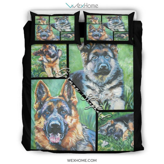 German Shepherb New Bedding - Duvet Cover And Pillowcase Set - Unique Design Amazing Gift