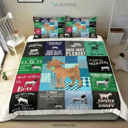 Goat Bedding - Duvet Cover And Pillowcase Set - Unique Design Amazing Gift
