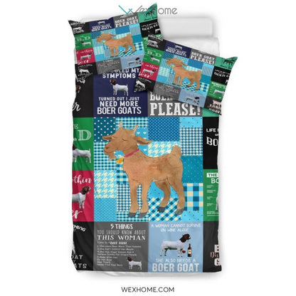 Goat Bedding - Duvet Cover And Pillowcase Set - Unique Design Amazing Gift