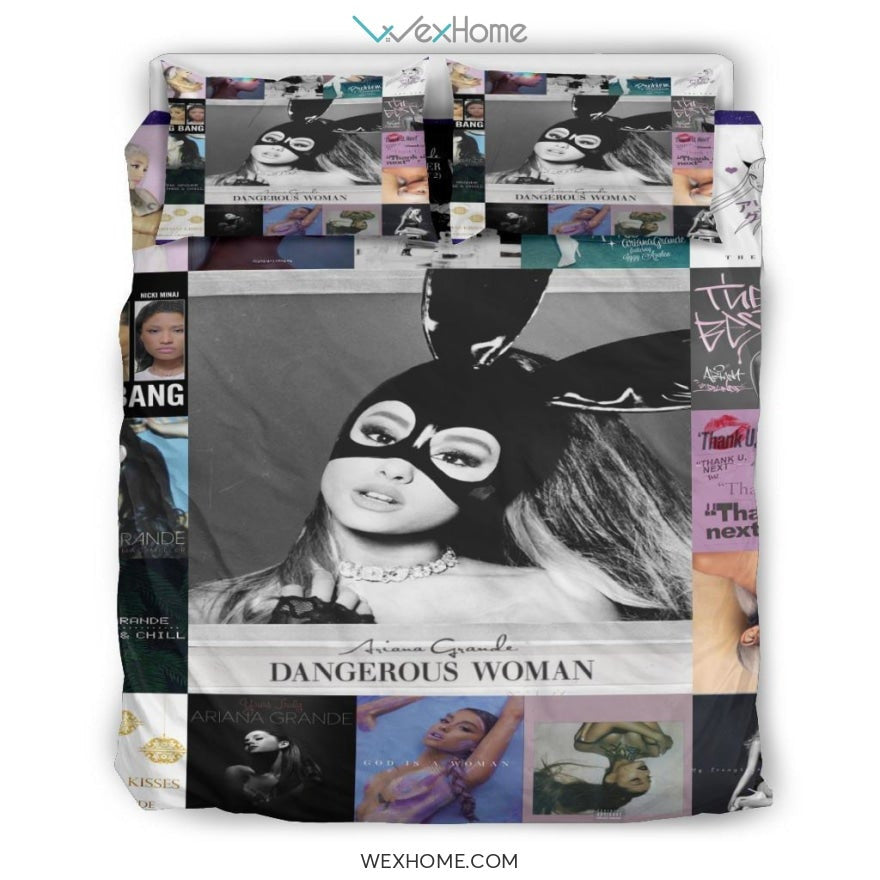 Quilt Ariana Grande Bedding - Duvet Cover And Pillowcase Set - Unique Design Amazing Gift