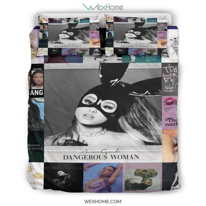 Quilt Ariana Grande Bedding - Duvet Cover And Pillowcase Set - Unique Design Amazing Gift