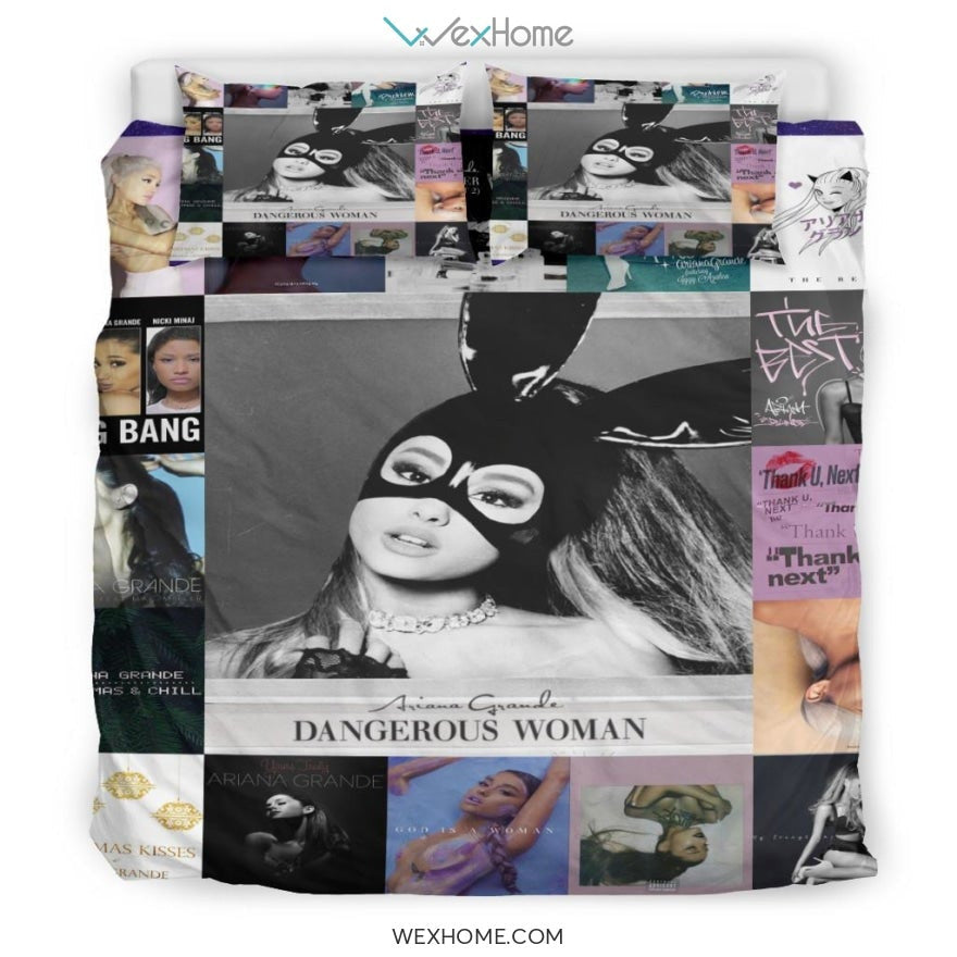 Quilt Ariana Grande Bedding - Duvet Cover And Pillowcase Set - Unique Design Amazing Gift