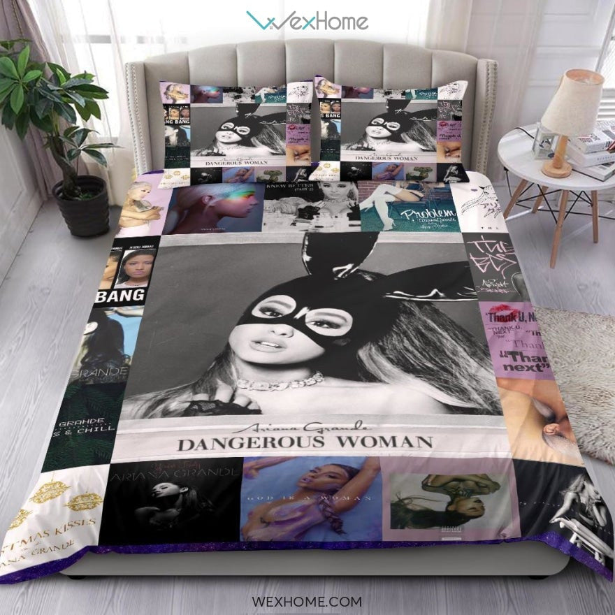 Quilt Ariana Grande Bedding - Duvet Cover And Pillowcase Set - Unique Design Amazing Gift