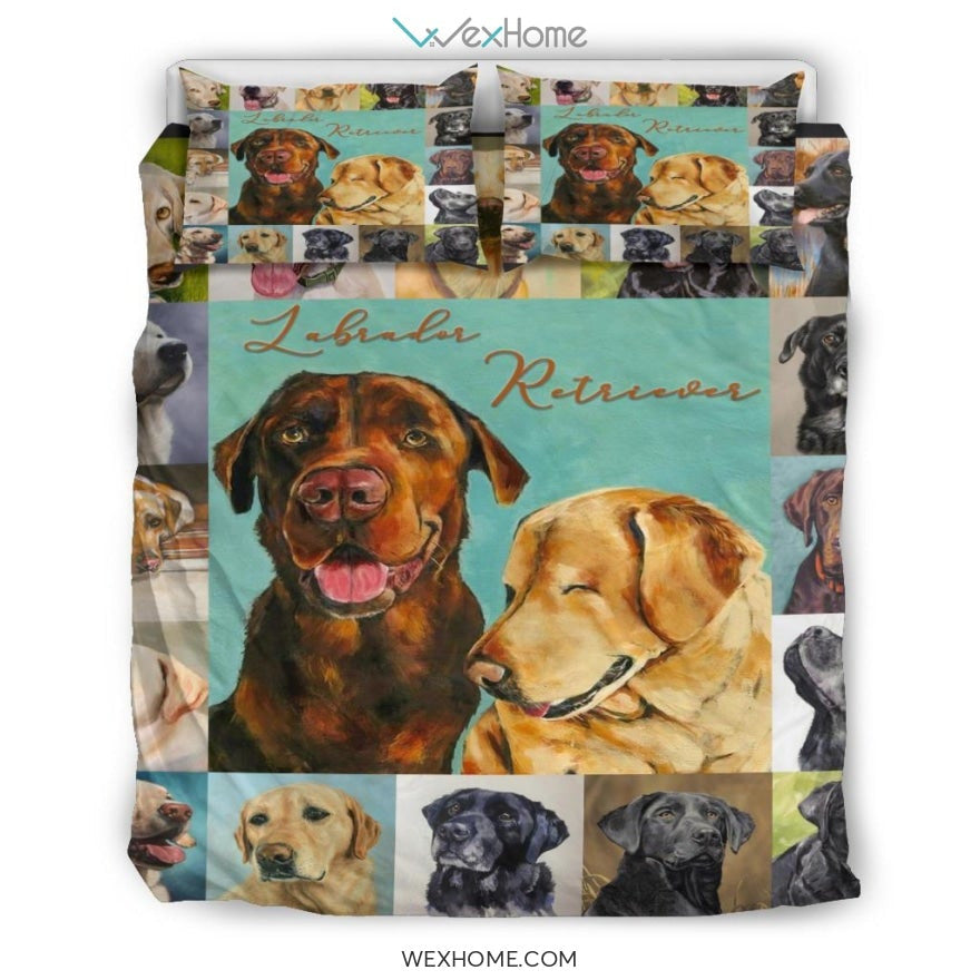 Labrador Retriever Bedding - Duvet Cover And Pillowcase Set - Unique Design Amazing Gift