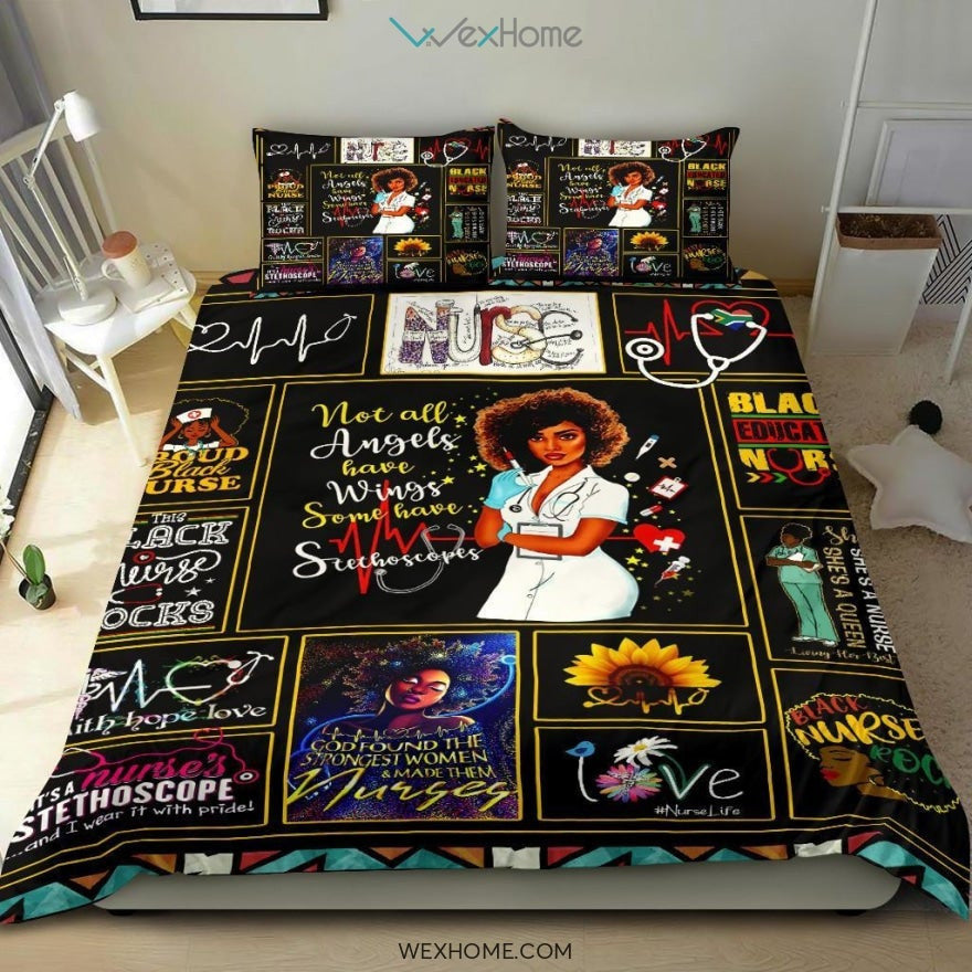 Quilt Nurse Bedding - Duvet Cover And Pillowcase Set - Unique Design Amazing Gift