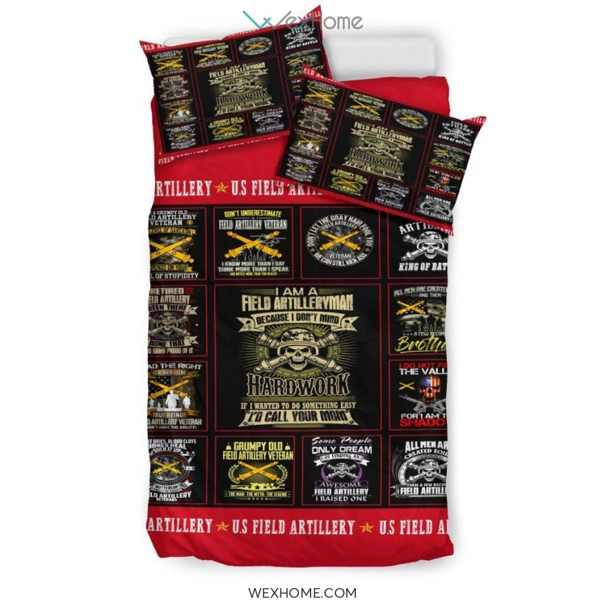 US Field Bedding - Duvet Cover And Pillowcase Set - Unique Design Amazing Gift